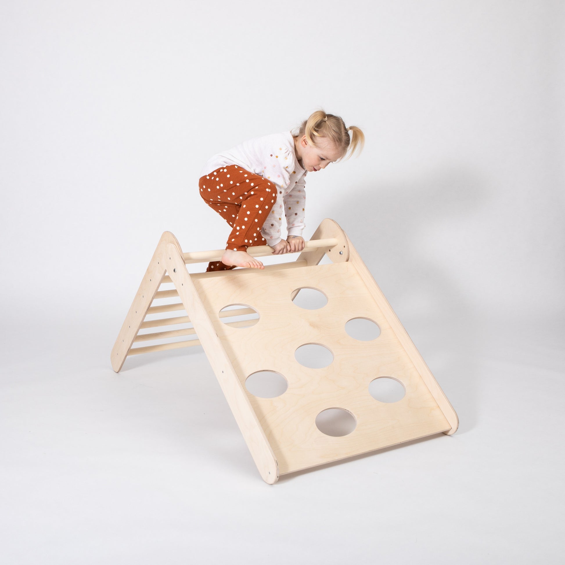 2-in-1 Montessori Climbing Triangle