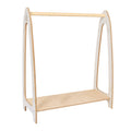 Arched Clothing Rack For Children - Large Natural Wood