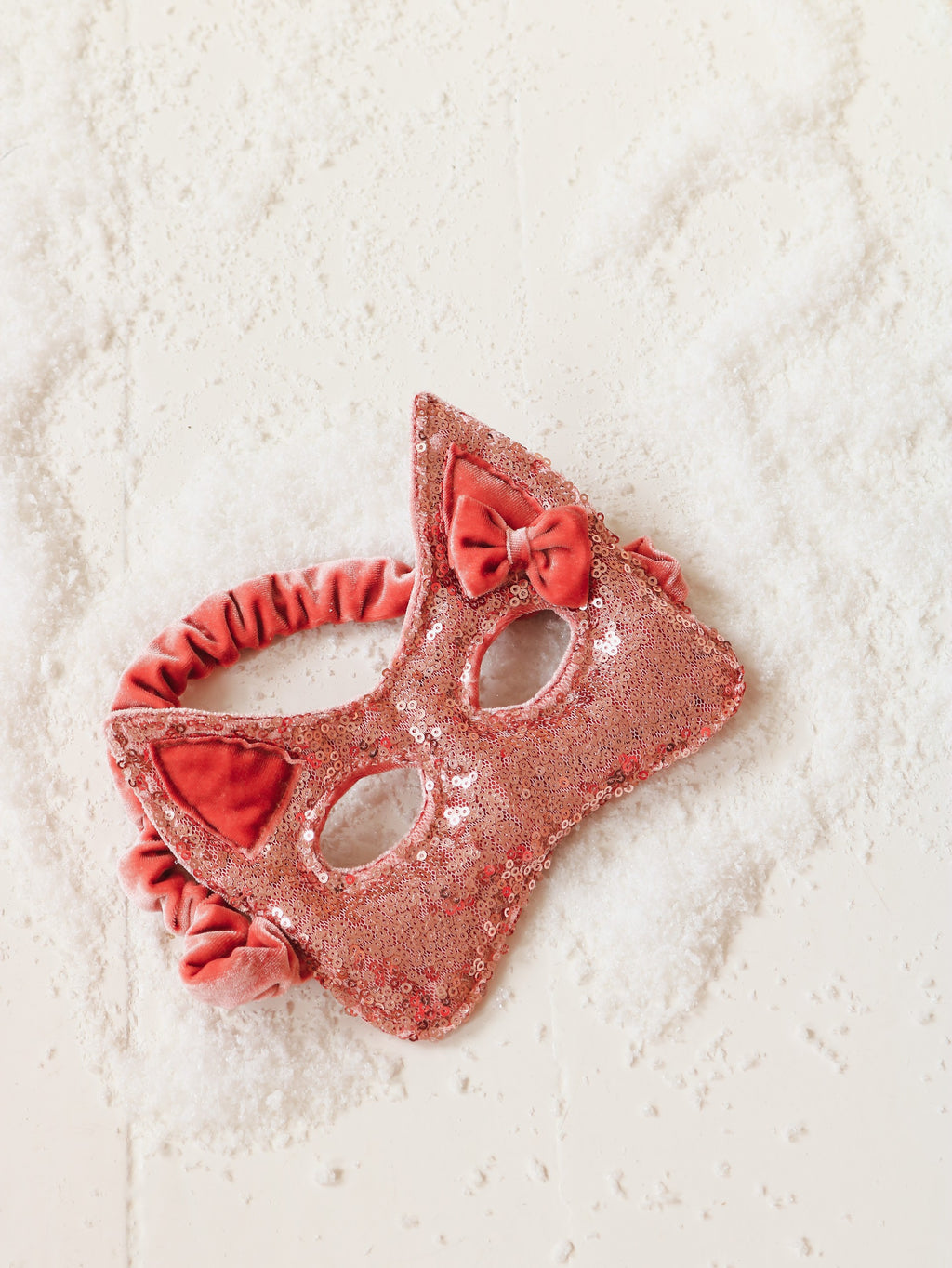 Cat Mask - Pink Sequins
