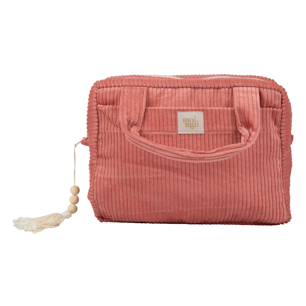 Make-Up Bag Set of 2 - Coral