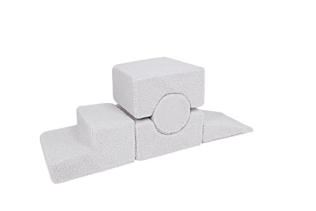 MeowBaby® Bearly Shape Set with 5 Elements - White