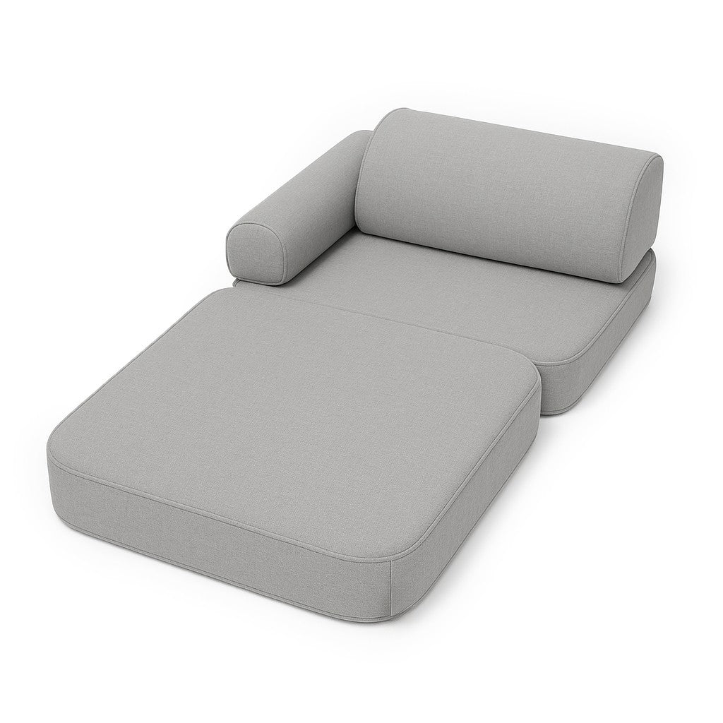 Small Indoor/Outdoor Outzy Pocket Sofa For Children - Fog Gray