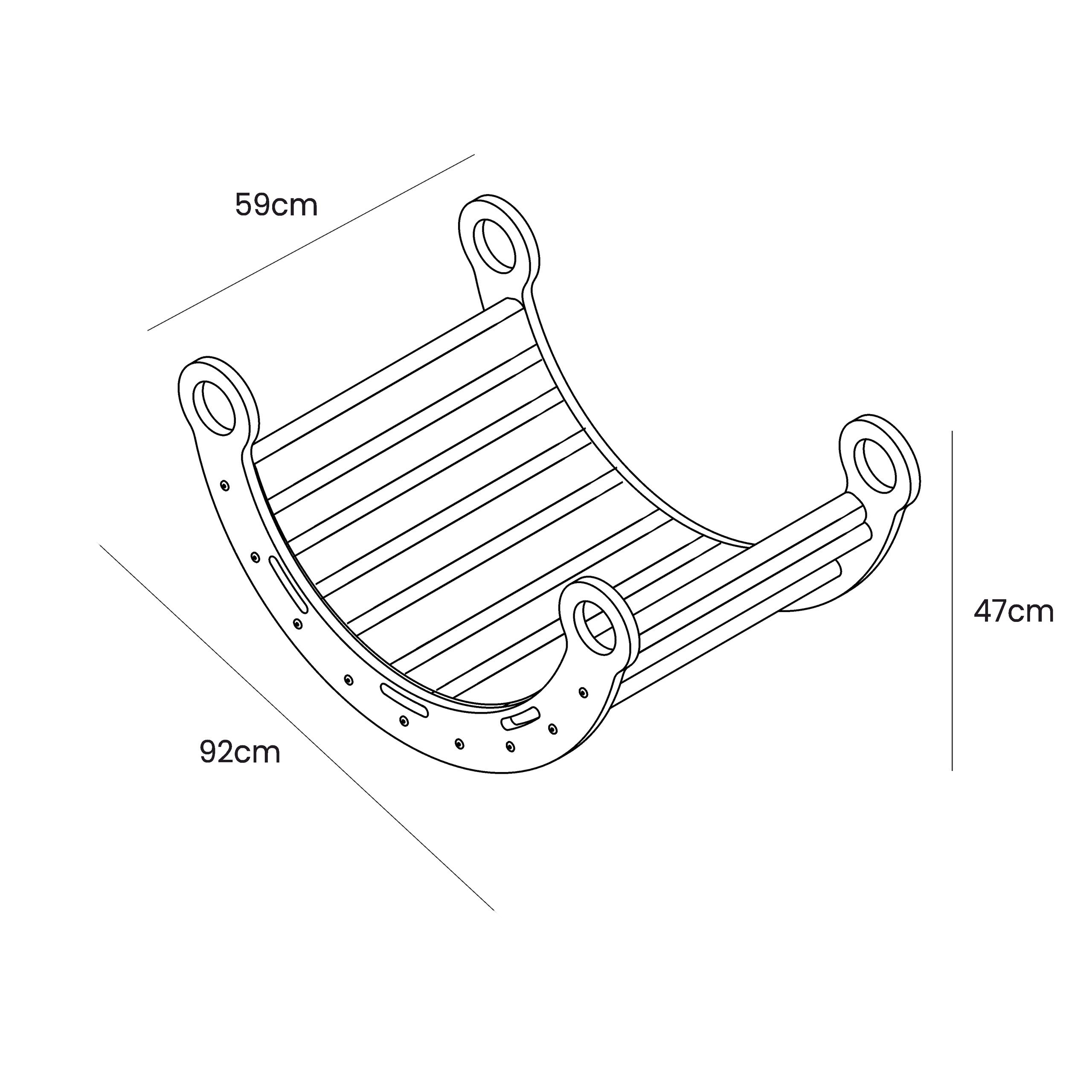 Snug Rocker for Kids - White Pillow