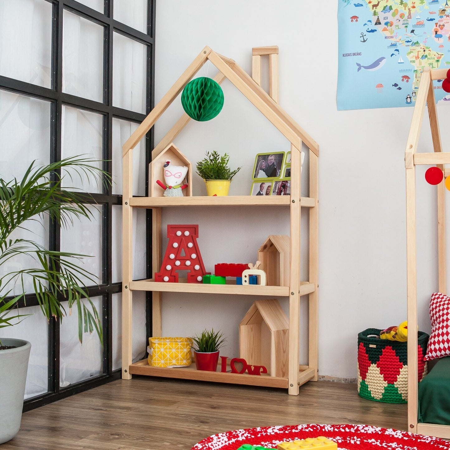 House Shaped Shelf For Kids