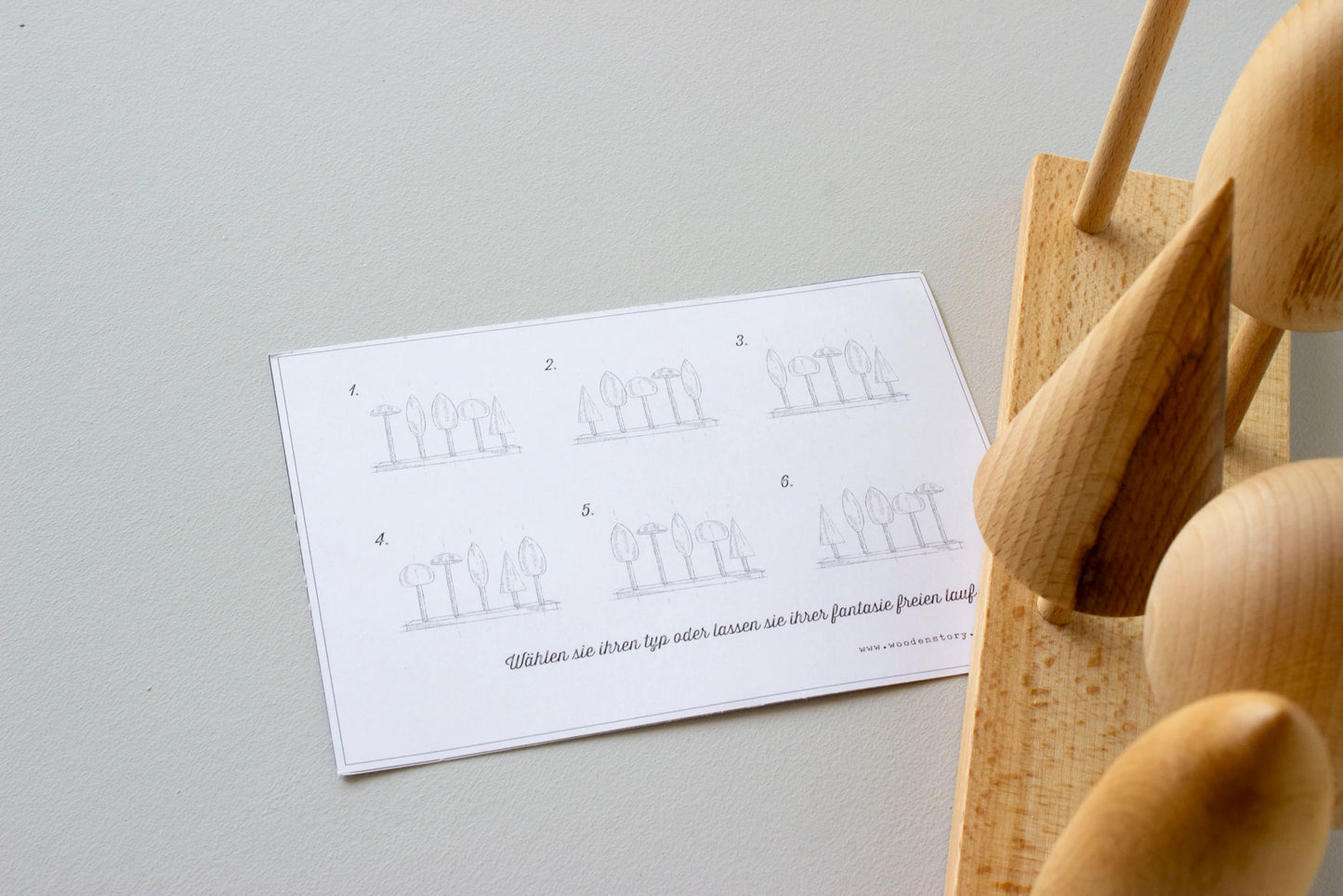 Wooden Tree Crown Puzzle 